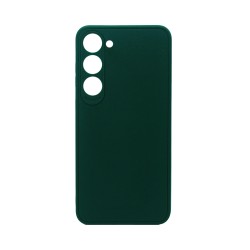 Funda de Silicona suave con Marco de Cámara para Samsung Galaxy S24 Plus Verde Funda de Silicona suave con Marco de Cámara para Samsung Galaxy S24 Plus Verde